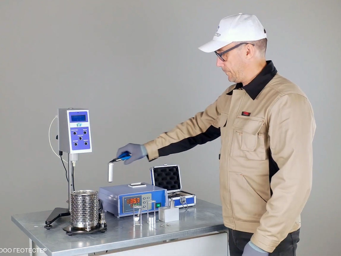 Ротационный вискозиметр с термостатом ВИС-Р-БМ